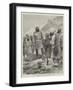 The Indian Frontier Rising, Selecting Recruits for the Khyber Frontier Force-null-Framed Giclee Print