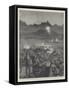 The Indian Frontier Rising-William Heysham Overend-Framed Stretched Canvas