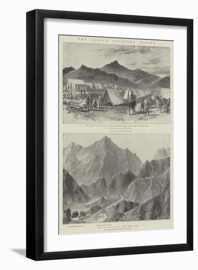 The Indian Frontier Rising-William Heysham Overend-Framed Giclee Print