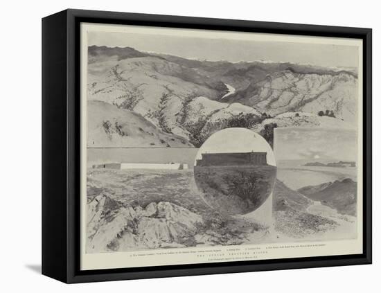 The Indian Frontier Rising-Henry Charles Seppings Wright-Framed Stretched Canvas