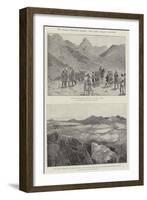 The Indian Frontier Risings, the Tochi Valley Advance-Henry Charles Seppings Wright-Framed Giclee Print