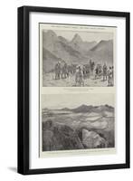 The Indian Frontier Risings, the Tochi Valley Advance-Henry Charles Seppings Wright-Framed Giclee Print