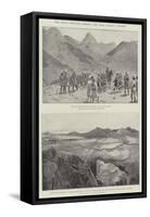 The Indian Frontier Risings, the Tochi Valley Advance-Henry Charles Seppings Wright-Framed Stretched Canvas