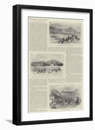 The Indian Frontier Trouble-William 'Crimea' Simpson-Framed Giclee Print
