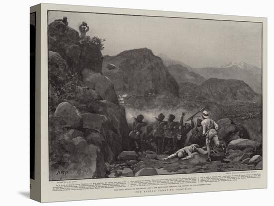 The Indian Frontier Troubles-Henry Marriott Paget-Stretched Canvas