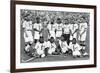 The Indian Hockey Team, Gold Medal Winners, Berlin Olympics, 1936-null-Framed Giclee Print