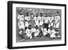 The Indian Hockey Team, Gold Medal Winners, Berlin Olympics, 1936-null-Framed Giclee Print