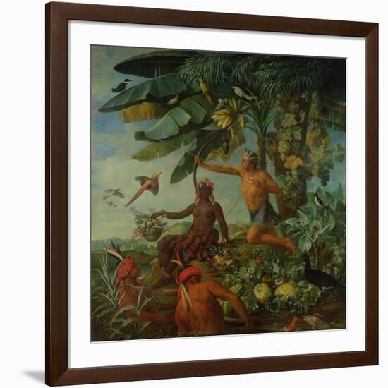 The Indian Hunter and Fisherman, 1741-Alexandre-Francois Desportes-Framed Giclee Print