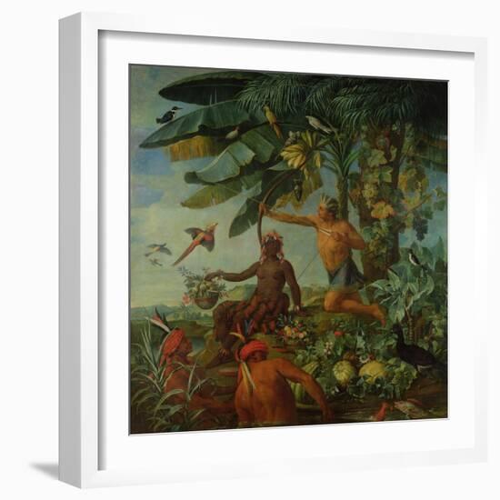 The Indian Hunter and Fisherman, 1741-Alexandre-Francois Desportes-Framed Giclee Print