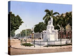 The Indian Maiden Fountain-null-Stretched Canvas