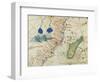 The Indian Ocean and Part of Asia and Africa: Spring of the Nile River and Madagascar-Battista Agnese-Framed Giclee Print