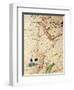 The Indian Ocean and Part of Asia and Africa: the Course of the Nile River-Battista Agnese-Framed Giclee Print