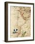 The Indian Ocean and Part of Asia and Africa: the Course of the Nile River-Battista Agnese-Framed Giclee Print