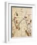 The Indian Ocean and Part of Asia and Africa: the Indian Peninsula-Battista Agnese-Framed Giclee Print