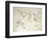 The Indian Ocean and Part of Asia and Africa-Battista Agnese-Framed Giclee Print