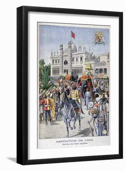 The Indian Pavilion at the Universal Exhibition of 1900, Paris, 1900-null-Framed Giclee Print