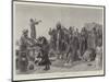 The Indian Plague, Great Intercessory Prayer-Meeting of Mohammedans in Bombay-Richard Caton Woodville II-Mounted Giclee Print