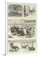 The Indian Relief Trooping Season, Passing Through the Suez Canal-null-Framed Giclee Print