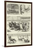 The Indian Relief Trooping Season, Passing Through the Suez Canal-null-Framed Giclee Print