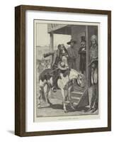 The Indian Rising in America, Latest News!-null-Framed Giclee Print