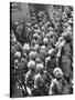 The Indian Sikh Troops from Punjab, Boarding the Troop Transport in the Penang Harbor-Carl Mydans-Stretched Canvas