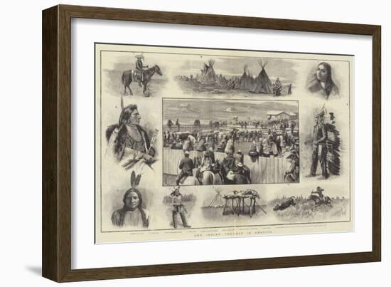 The Indian Trouble in America-Amedee Forestier-Framed Giclee Print