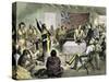 The Indian War in the United States-Stefano Bianchetti-Stretched Canvas