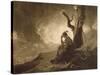 The Indian Widow, 1789 (Mezzotint)-Joseph Wright Of Derby-Stretched Canvas