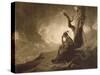 The Indian Widow, 1789 (Mezzotint)-Joseph Wright Of Derby-Stretched Canvas