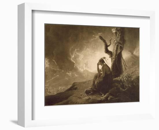 The Indian Widow, 1789 (Mezzotint)-Joseph Wright Of Derby-Framed Premium Giclee Print