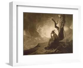 The Indian Widow, 1789 (Mezzotint)-Joseph Wright Of Derby-Framed Premium Giclee Print