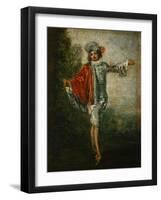 The Indifferent, circa 1717-Jean Antoine Watteau-Framed Giclee Print