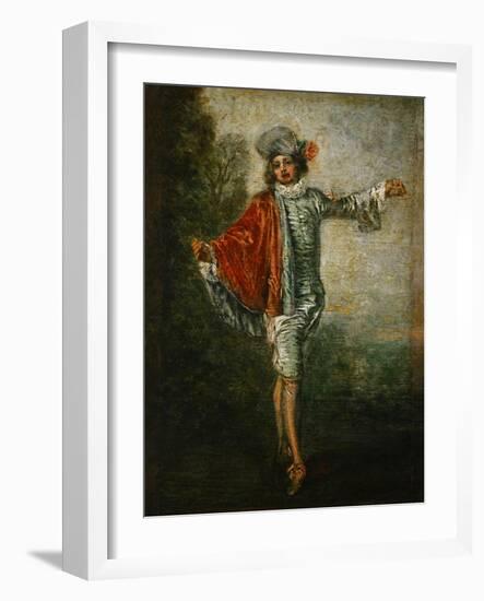 The Indifferent, circa 1717-Jean Antoine Watteau-Framed Giclee Print