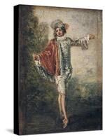 The Indifferent One, 1717-Jean-Antoine Watteau-Stretched Canvas