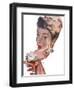The Indiscreet Widow - Saturday Evening Post "Leading Ladies", June 10, 1950 pg.38-Joe deMers-Framed Premium Giclee Print