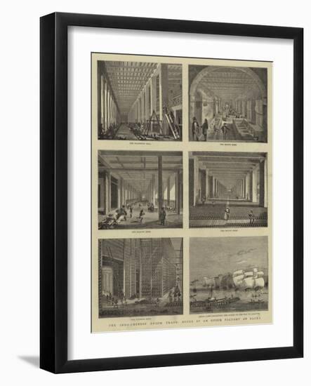 The Indo-Chinese Opium Trade, Notes at an Opium Factory at Patna-null-Framed Giclee Print