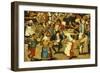 The Indoor Wedding Dance-Pieter Bruegel the Elder-Framed Giclee Print