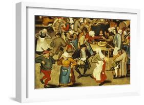 The Indoor Wedding Dance-Pieter Bruegel the Elder-Framed Giclee Print