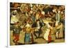 The Indoor Wedding Dance-Pieter Bruegel the Elder-Framed Giclee Print