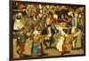 The Indoor Wedding Dance-Pieter Bruegel the Elder-Framed Giclee Print