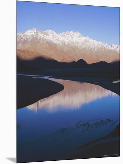 The Indus River at Skardu (2,300M), Pakistan-Ursula Gahwiler-Mounted Photographic Print