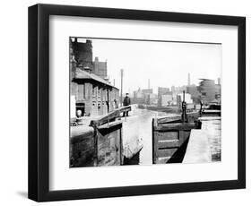 The Industrial Landscape on the Regent's Canal, London, C1905-null-Framed Photographic Print