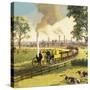 The Industrial Revolution-Ronald Lampitt-Stretched Canvas