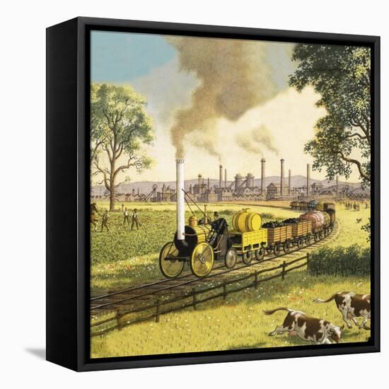 The Industrial Revolution-Ronald Lampitt-Framed Stretched Canvas