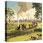 The Industrial Revolution-Ronald Lampitt-Stretched Canvas