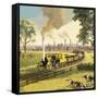 The Industrial Revolution-Ronald Lampitt-Framed Stretched Canvas