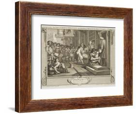 The Industrious 'Prentice Out of His Time and Married to His Master's Daughter-William Hogarth-Framed Giclee Print