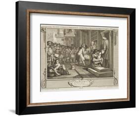 The Industrious 'Prentice Out of His Time and Married to His Master's Daughter-William Hogarth-Framed Giclee Print