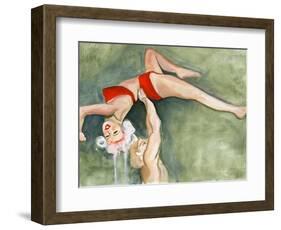 The Inevitable End of a Love Goddess (Jayne 4), 2008-Cathy Lomax-Framed Giclee Print