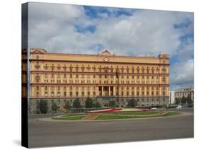 The Infamous Former Headquarters of the Kgb on Lubyanka Square, Moscow, Russia, Europe-Vincenzo Lombardo-Stretched Canvas